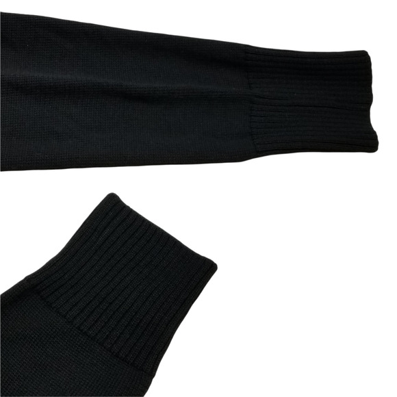 Ceny Long Cardigan Coatigan Sweater Womens Small Black Open Front Knit New - Picture 7 of 16